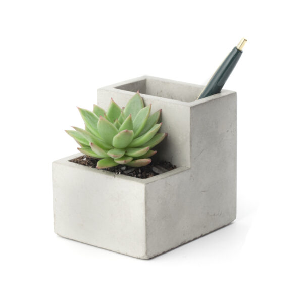 betonnen bureau planter