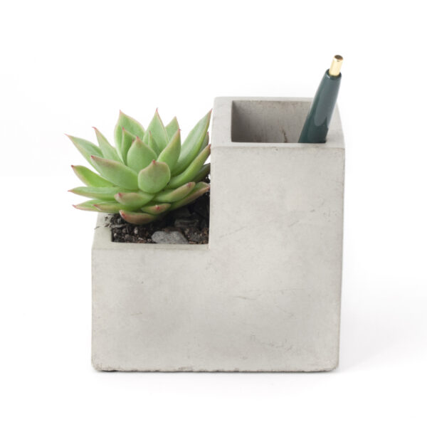 betonnen bureau planter